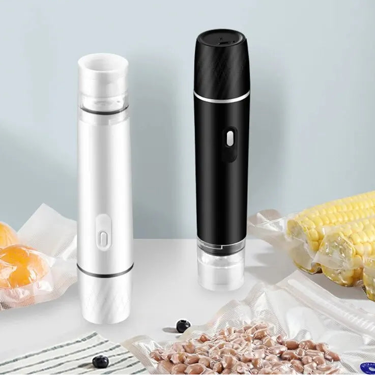 Mini Handheld Vacuum Sealer Machine Kitchen Vacuum Packer Machine Small Sealing Machine Portable USB Electric Food Vacuum Sealer